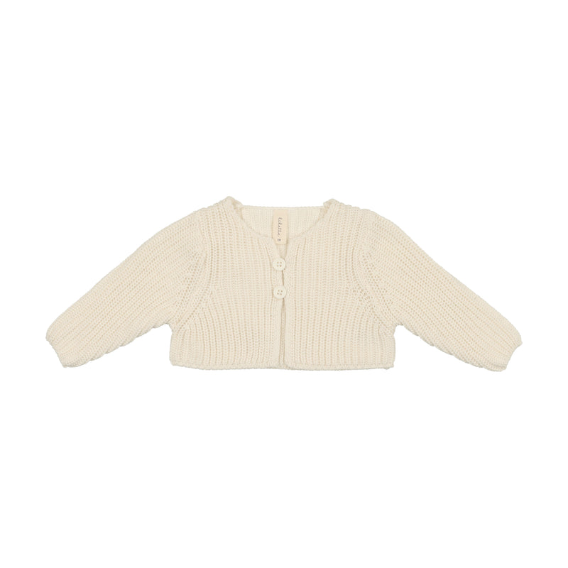 CKS LILETTE CHUNKY KNIT SHRUG + BONNET