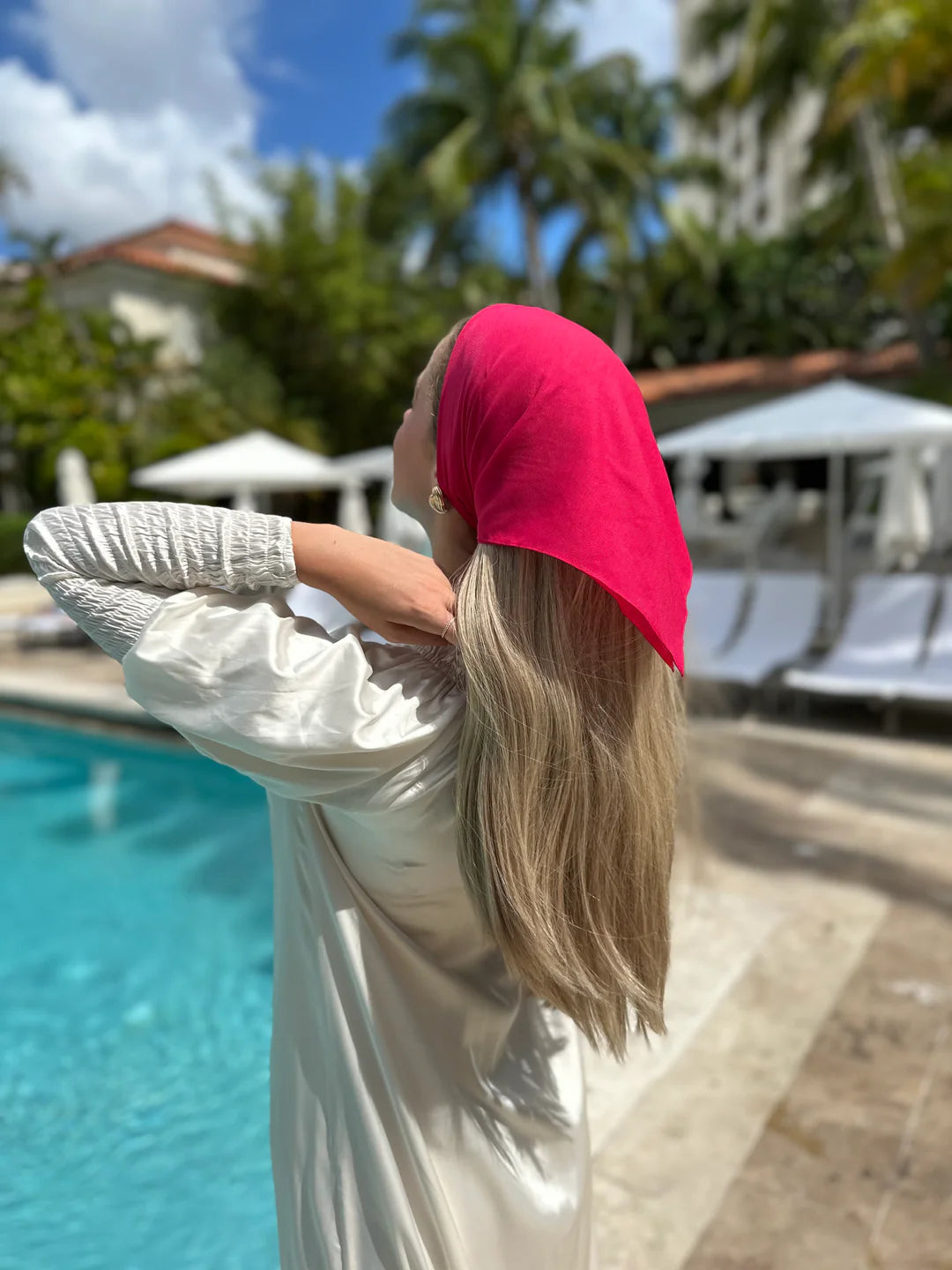 SCARF BAR SOLID COTTON VISCOSE BANDANAS