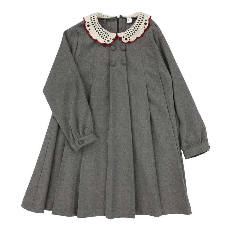 crochet peter pan collar dress Claudie Pierlot Knit Crochet-Collar Mini Dress In Purple - 43% Off