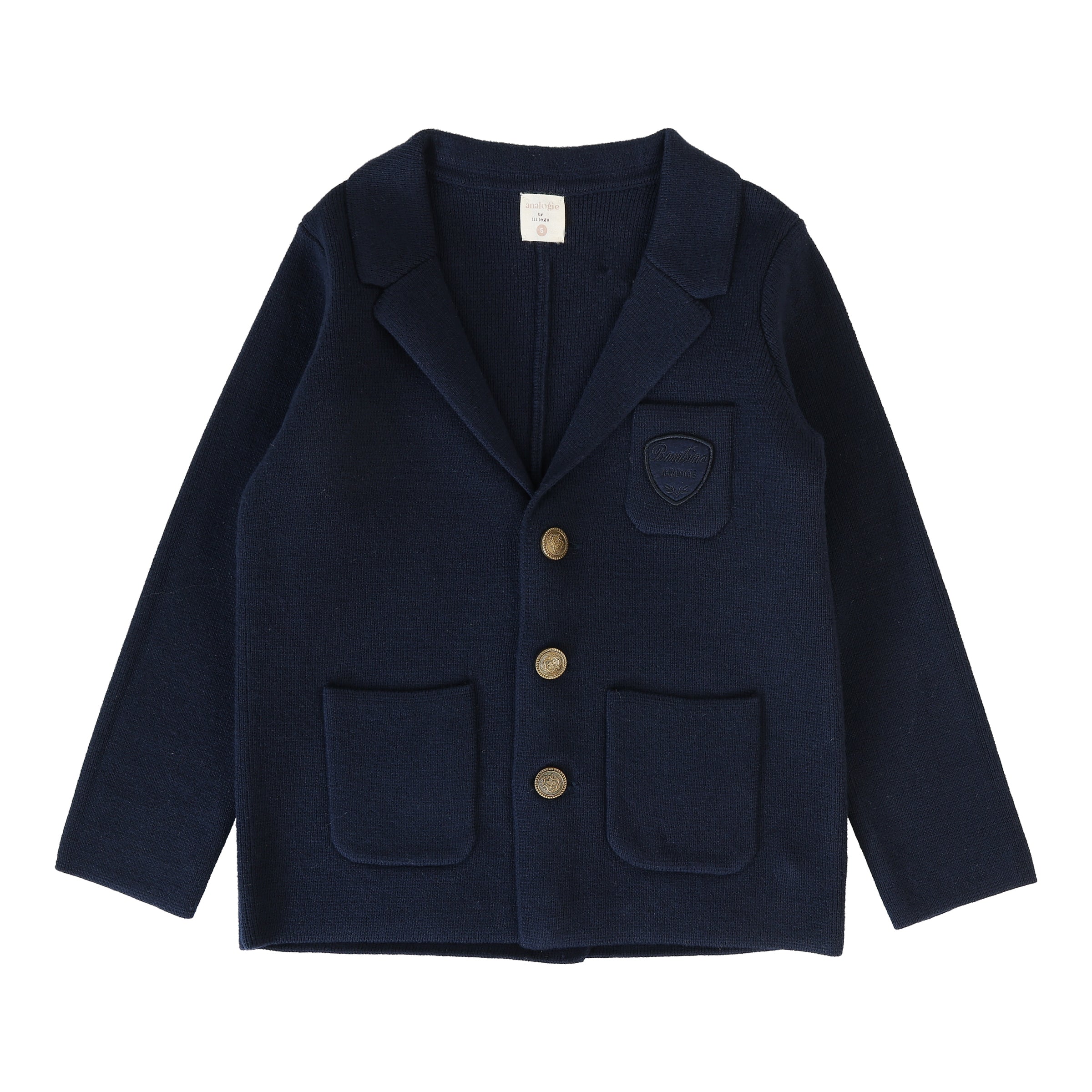 ANALOGIE DCKSW CREST KNIT BLAZER