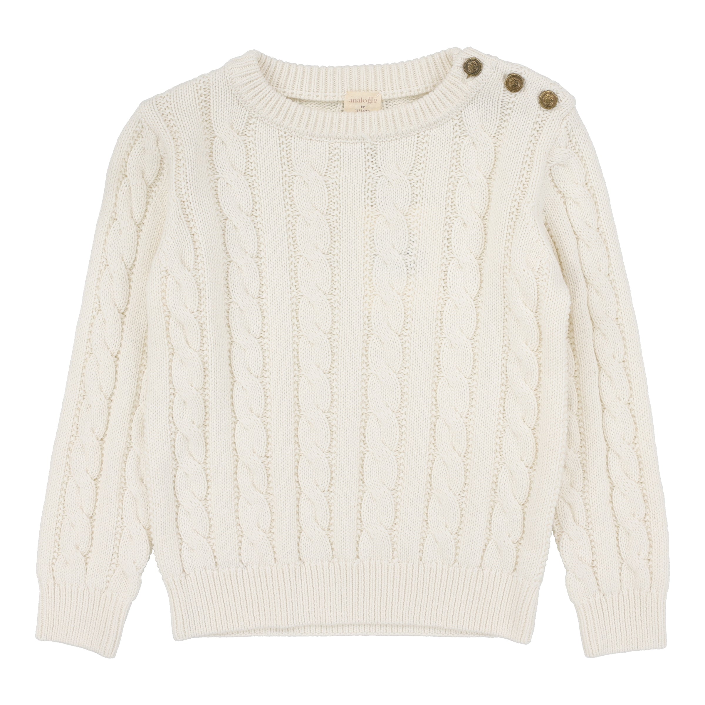 ANALOGIE CABLE KNIT SWEATER