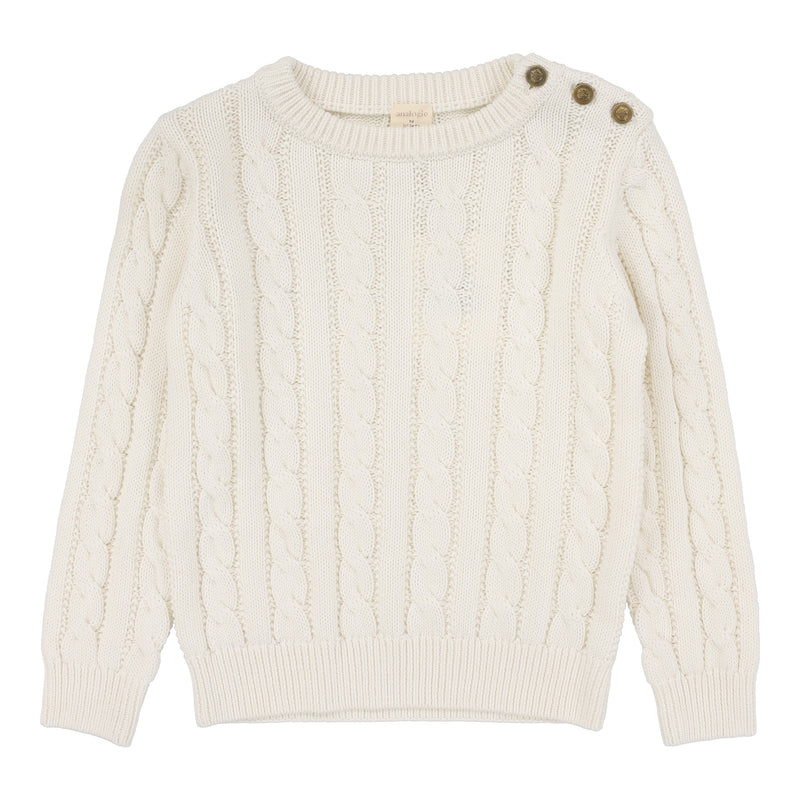 ANALOGIE CABLE KNIT SWEATER