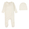 LILETTE DIAMOND DOT FOOTIE + BEANIE