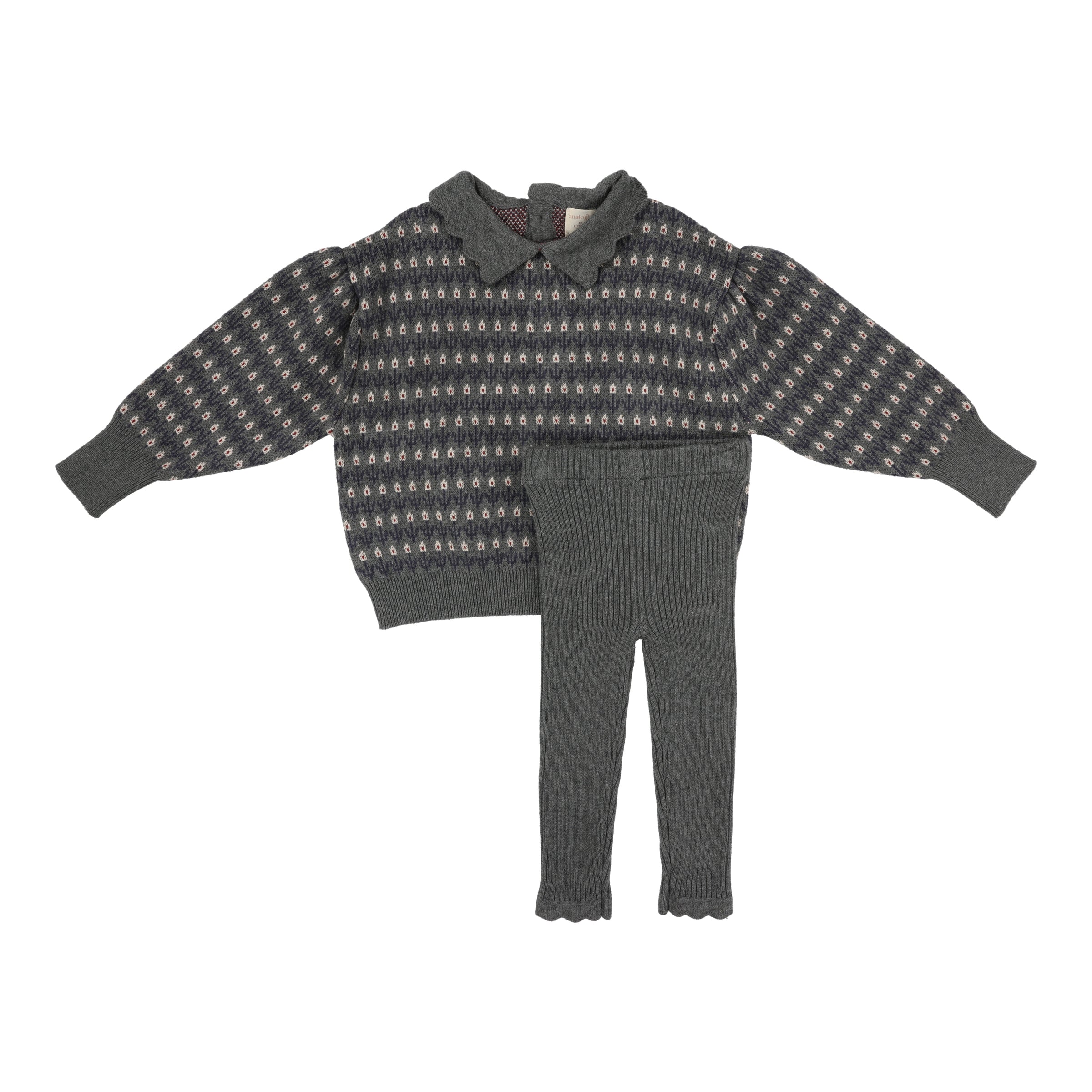 ANALOGIE FLORAL KNIT SET