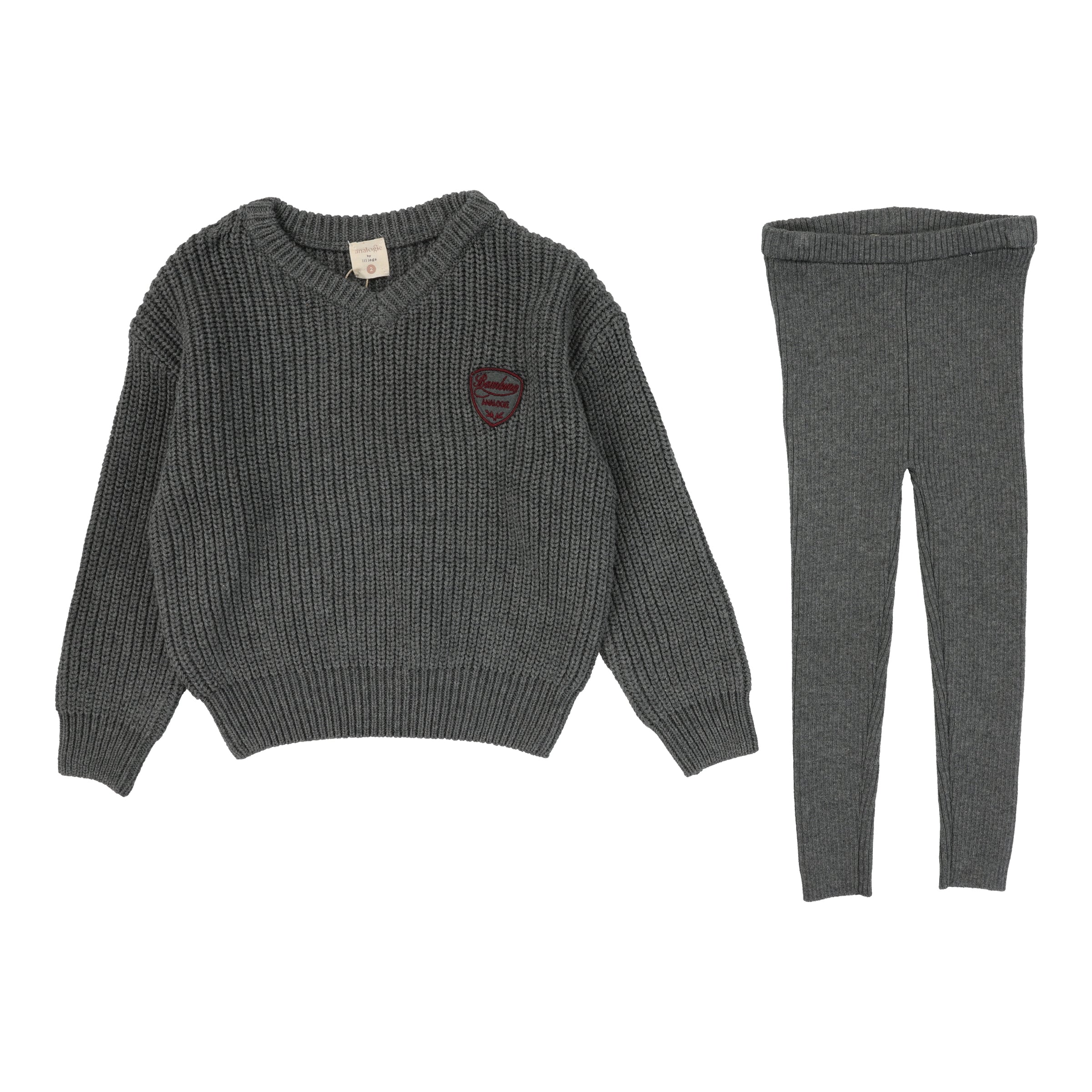 ANALOGIE KNIT VNECK TODDLER SET