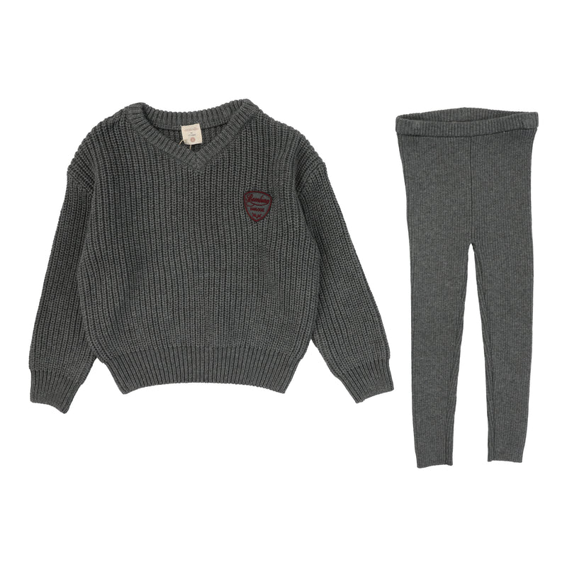 ANALOGIE KNIT VNECK TODDLER SET