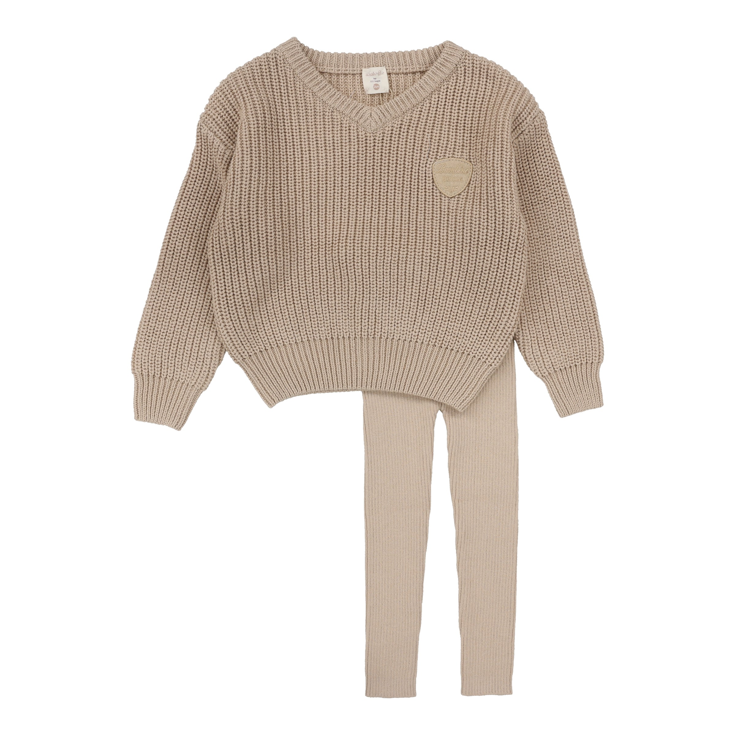 ANALOGIE KNIT VNECK TODDLER SET