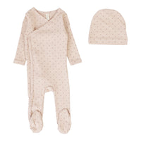 LILETTE DIAMOND DOT FOOTIE + BEANIE