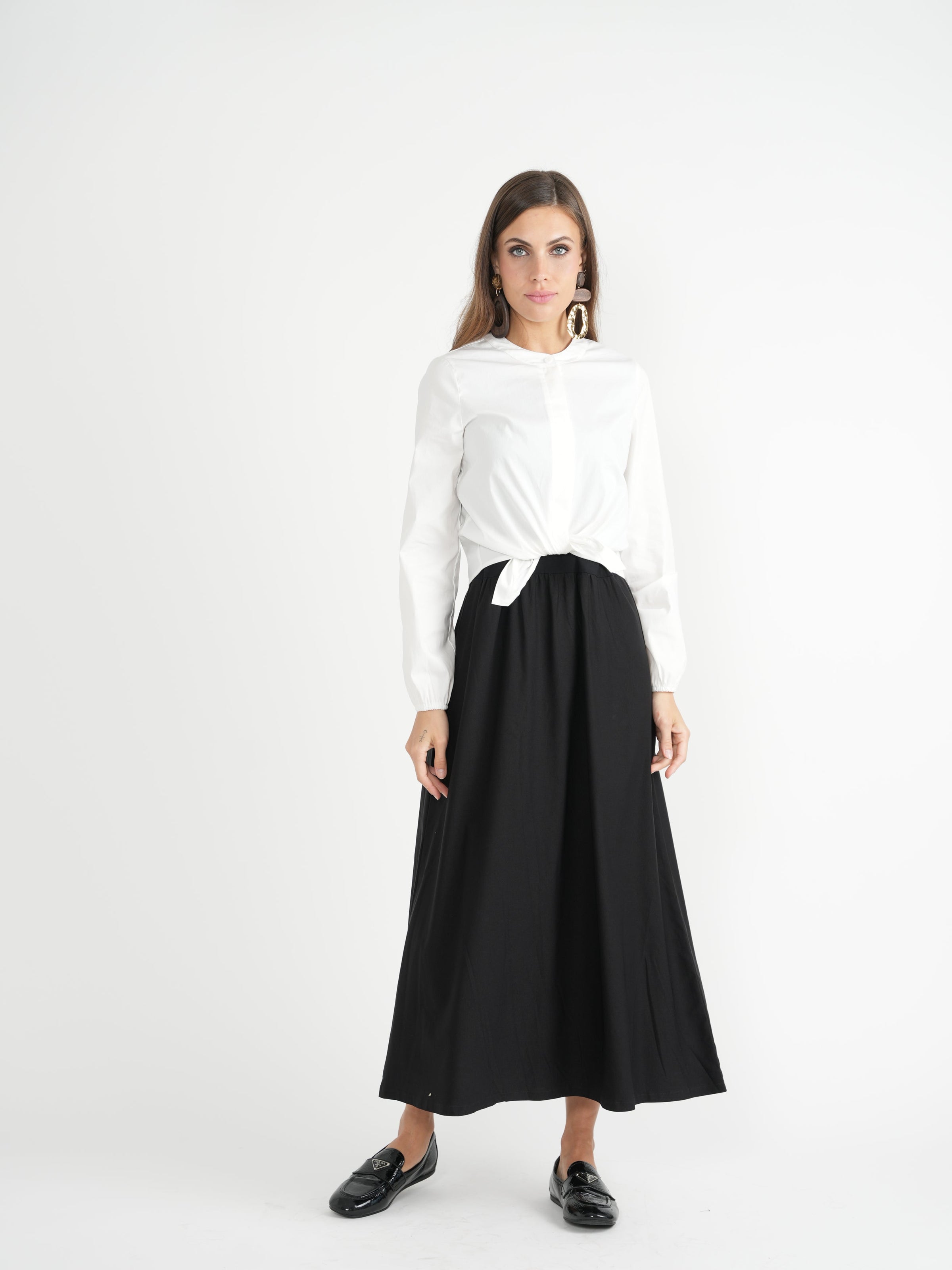 DS4M9012 ROUGE PUR COUTURE BLOUSE
