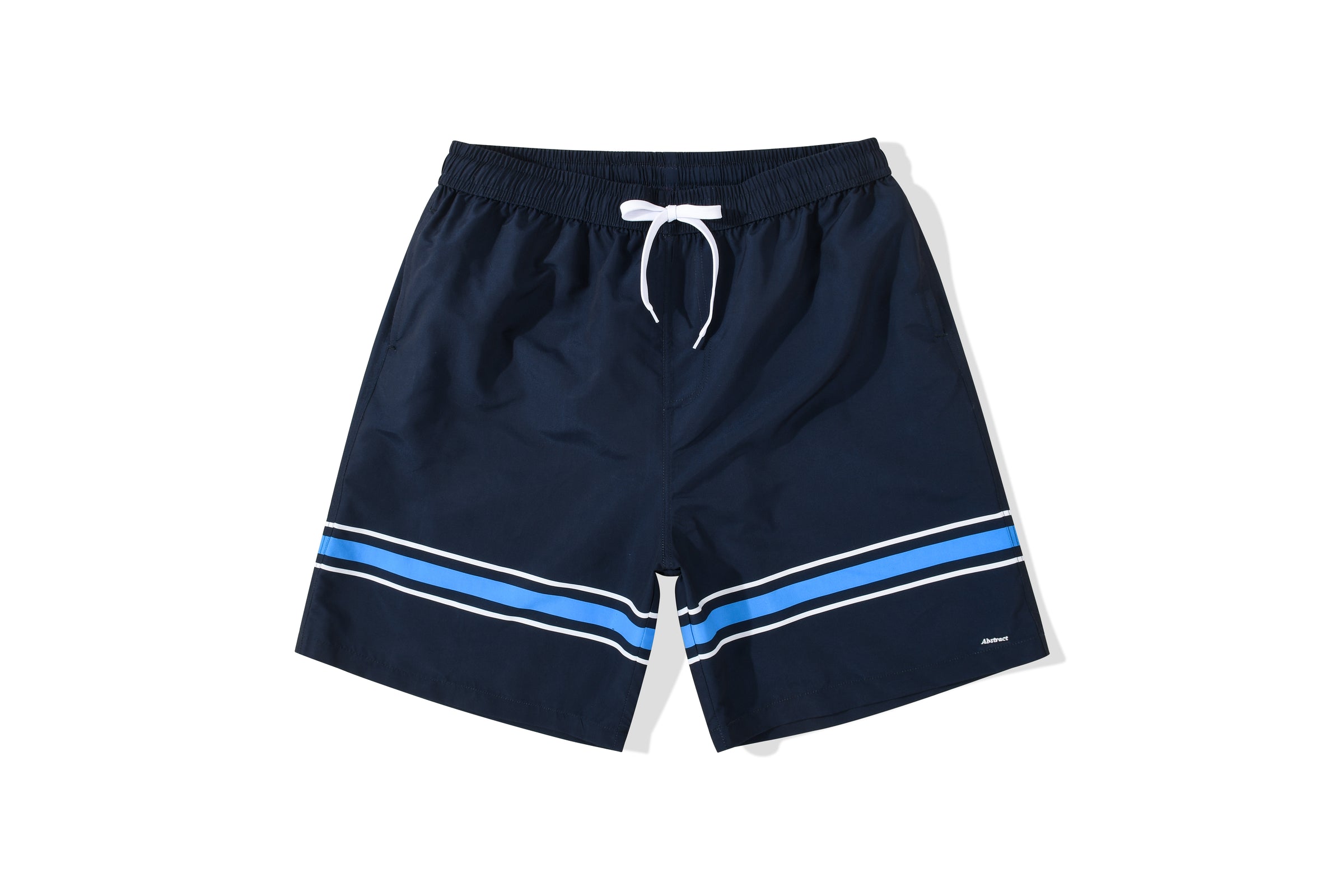 16SP18 ABSTRACT VARSITY STRIPE SWIM PANTS