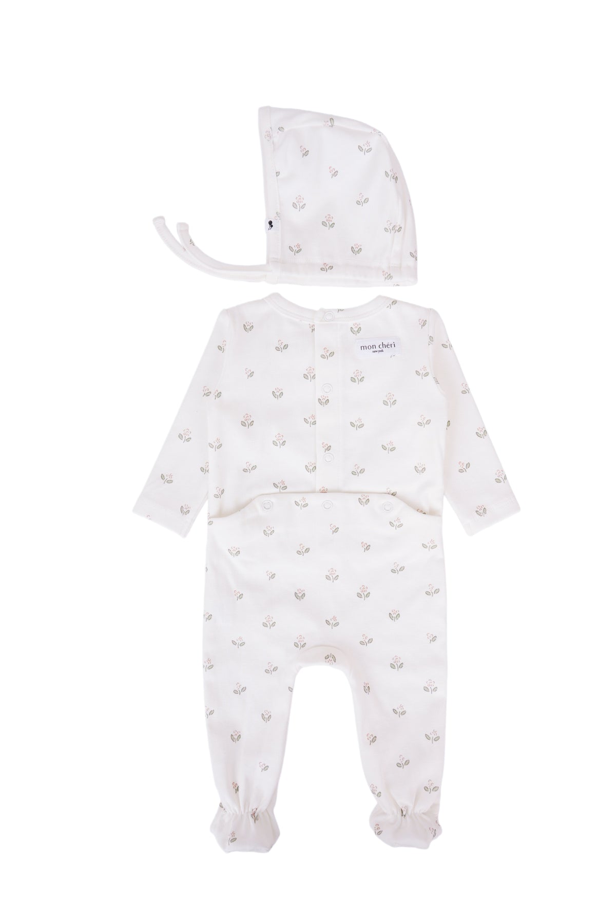 MON CHERI FLORAL PRINT FOOTIE