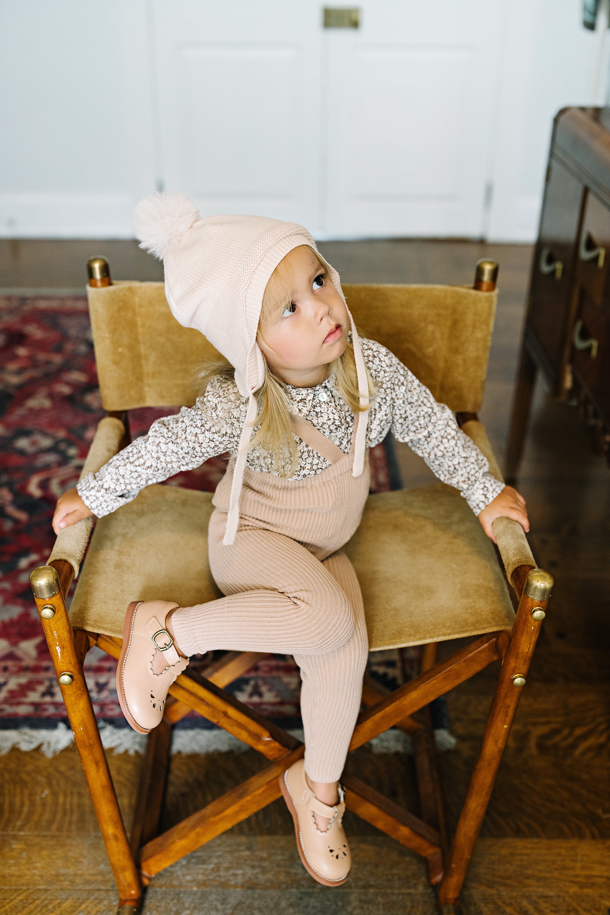 ANALOGIE DAISY FLORAL BLOUSE + SUSPENDER LEGGING 2PC SET
