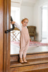 ANALOGIE TODDLER GIRLS BLOUSE + OVERALL 2PC SET