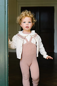 ANALOGIE KNIT SPNDR LEGGING + EMBROIDER SHIRT SET