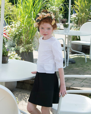 TEELA PONTE CIRCLE SKIRT
