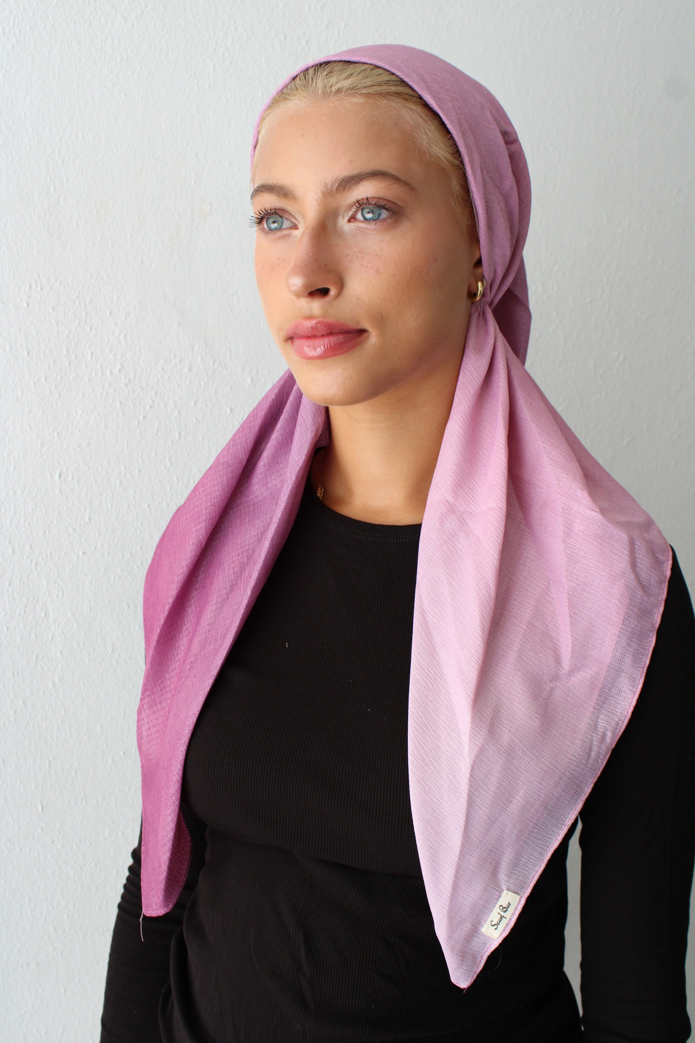 SCARF BAR CLASSIC PRETIED SHIMMER OMBRE (W/ VELVET GRIP)