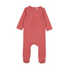 BONJOY BLW25032 EMBOSSED TEDDY FOOTIE