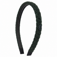 BANDEAU FUZZY BRAID ROPE THIN HEADBAND