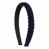 BANDEAU FUZZY BRAID ROPE THIN HEADBAND