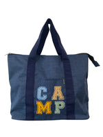 MAYIM FUZZY LETTER CAMP TOTE