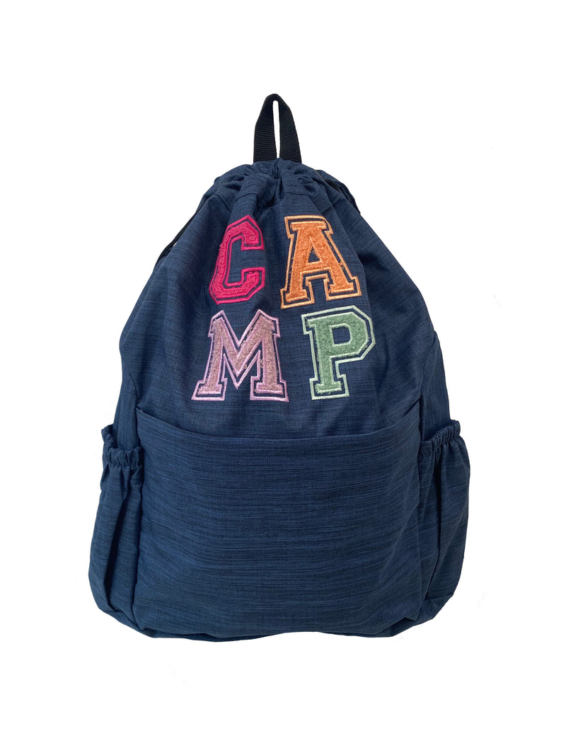MAYIM FUZZY LETTERS CAMP BAG