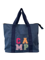MAYIM FUZZY LETTER CAMP TOTE