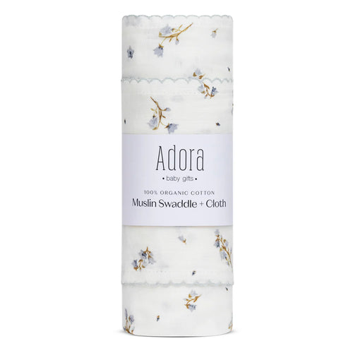 ADORA FLORAL SWADDLE + CLOTH