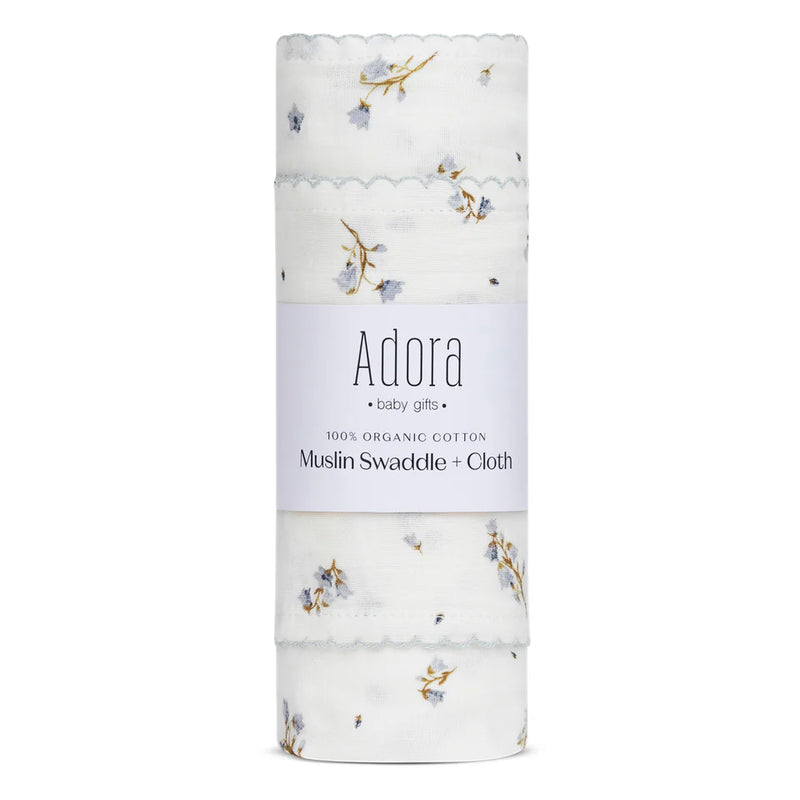 ADORA FLORAL SWADDLE + CLOTH