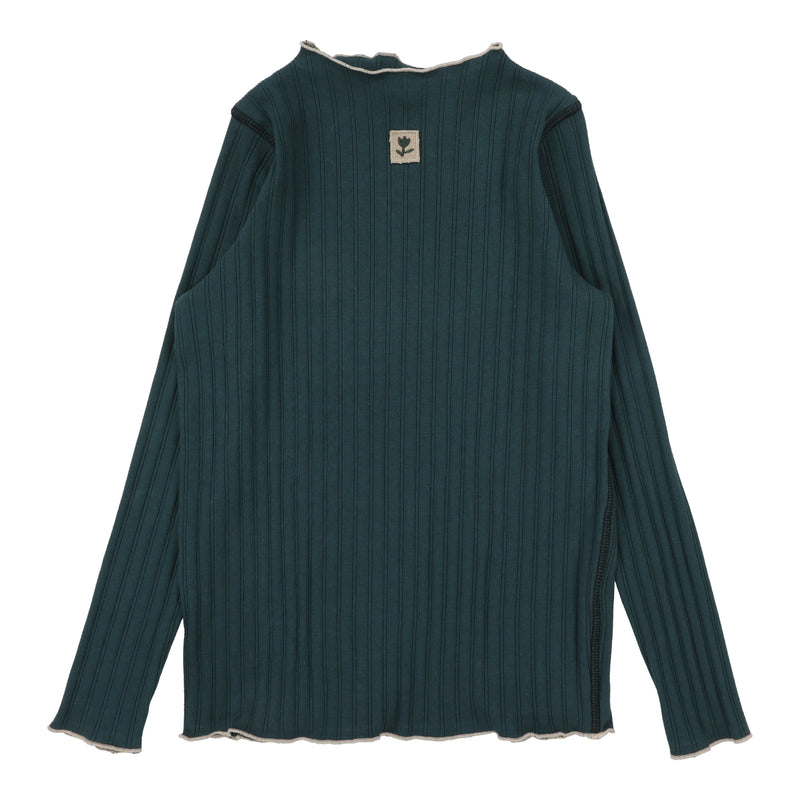 LIL LEGS CKT CIRCLE SKIRT + CONTRAST FUNNEL NECK TOP