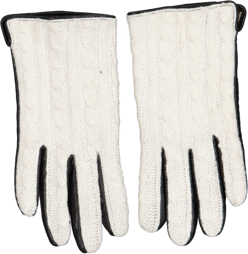 DACEE GL41A CABLE KNIT/LEATHER GLOVES