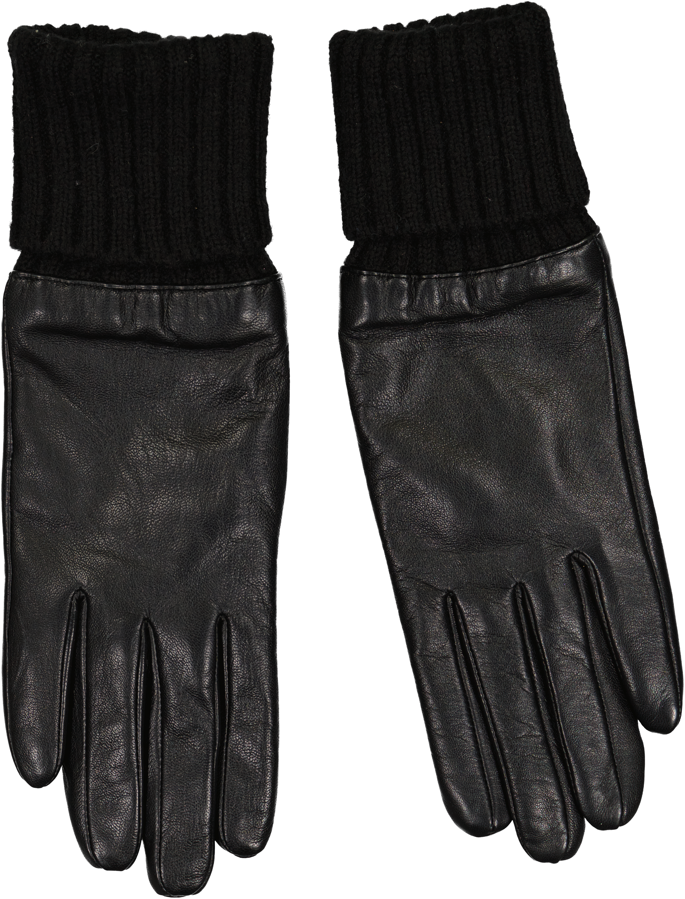 DACEE GL42A RIBBED CUFF LEATHER GLOVES