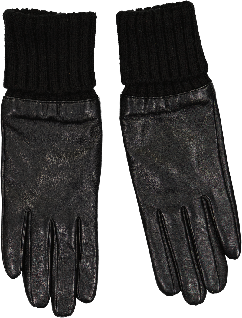 DACEE GL42A RIBBED CUFF LEATHER GLOVES