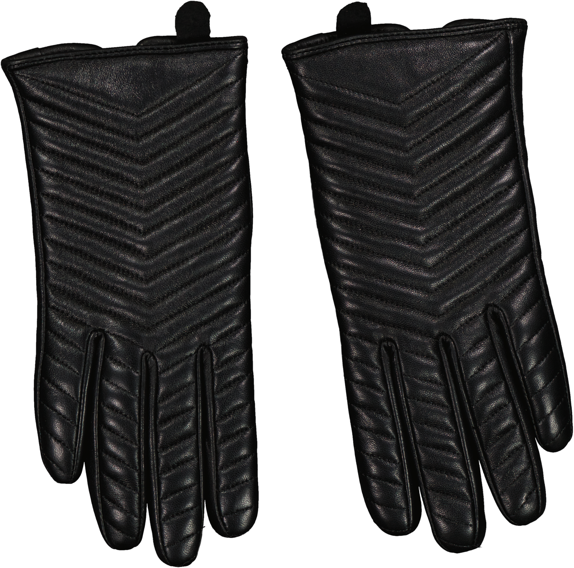 GL77 DACEE RIBBED LADIES LEATHER GLOVES