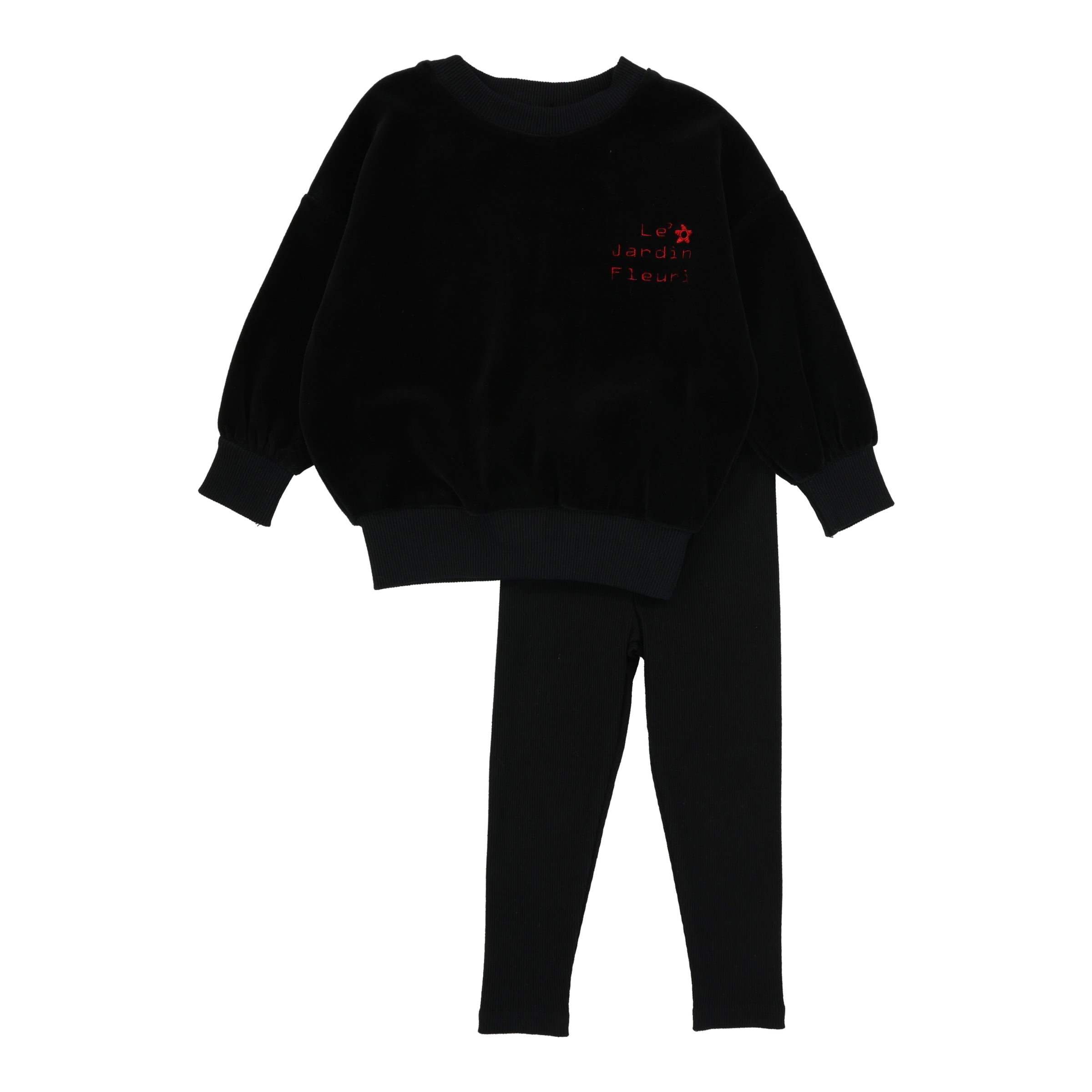 ANALOGIE GIRLS VELOUR SWEATSHIRT SET