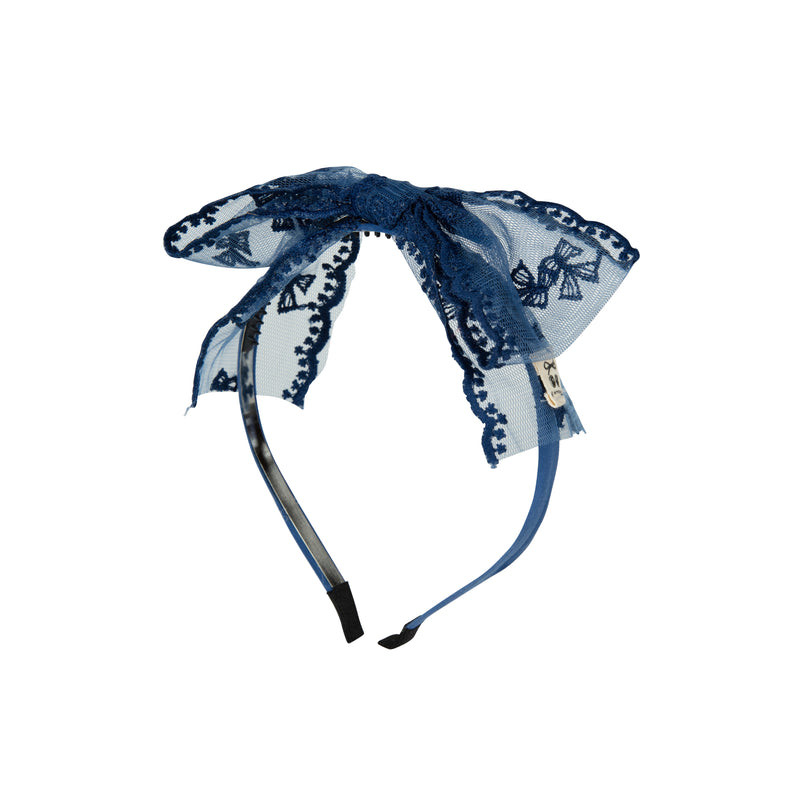 H1554B HEIRLOOMS BOW LACE HEADBAND