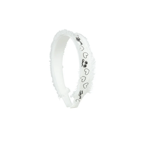 H1565 HEIRLOOMS FRAYED LOGO HEADBAND