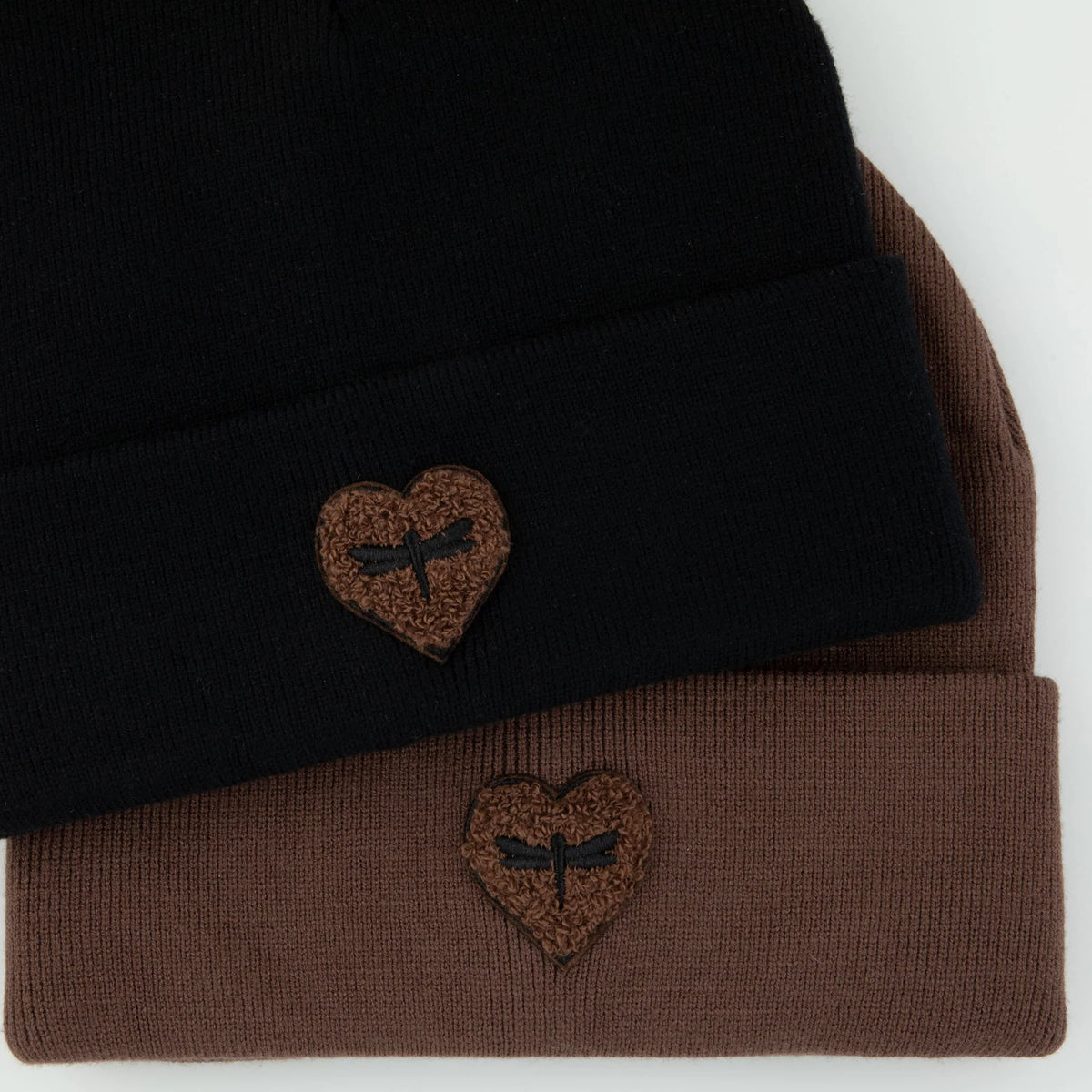 TAL NY SHERPA HEART CUFF BEANIE