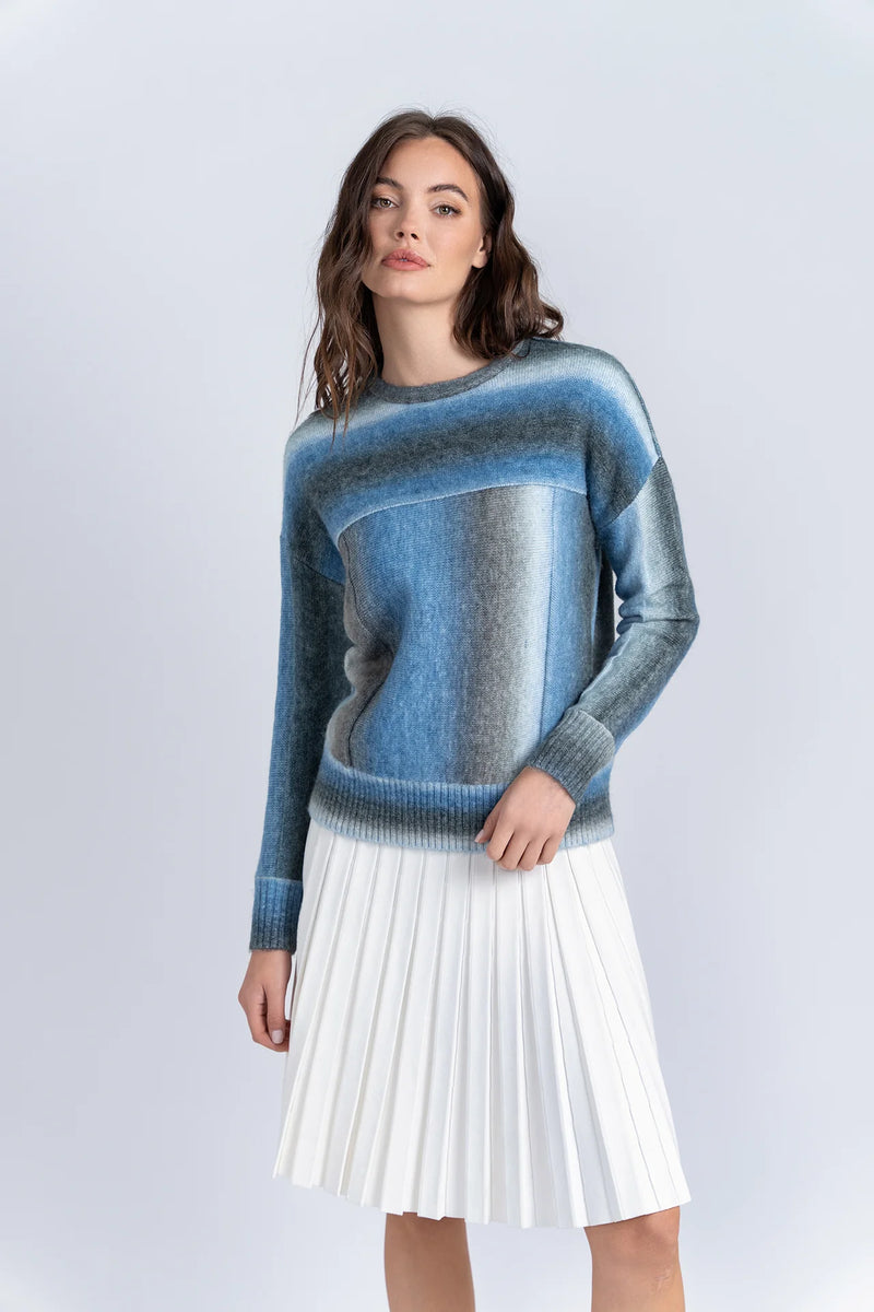 T722 ALEEZA KNIT HEATHER SWEATER