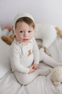 ELY'S & CO GINGHAM TEDDY COLLECTION FOOTIE