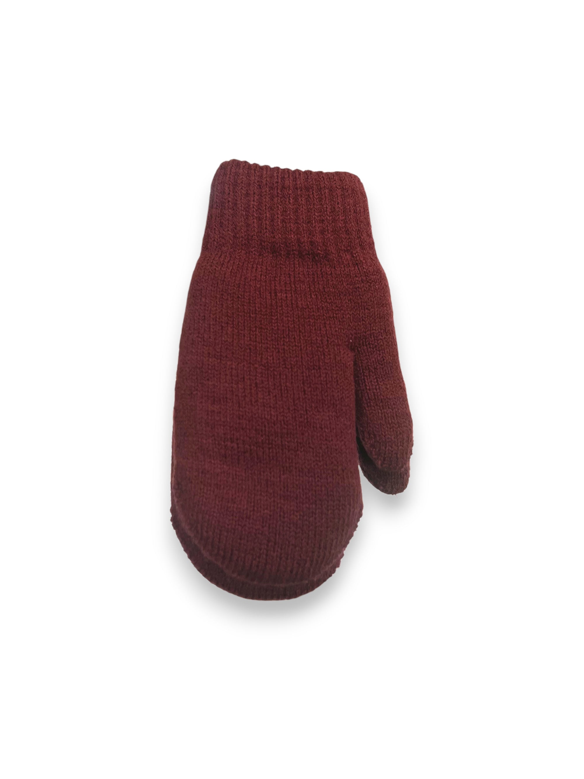 MIT76 DACEE SOLID RIBBED MITTENS