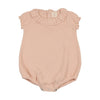 LILETTE KNIT COLLAR RUFFLE ROMPER