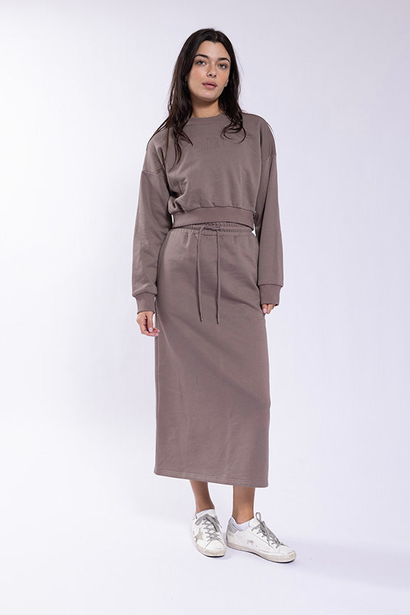 LA349 LATITUDE MIDI SWEATSKIRT