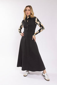 LA389 LATITUDE PRINT TURTLENECK