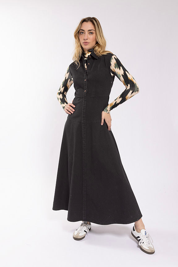 LA389 LATITUDE PRINT TURTLENECK