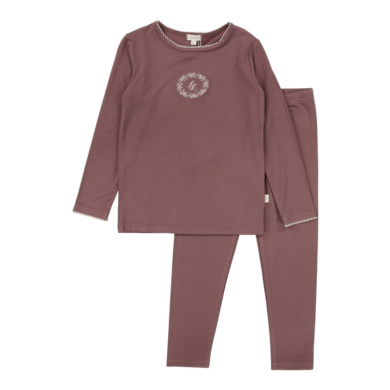 LIL LEGS EMBLEM LOUNGE 2PC SET