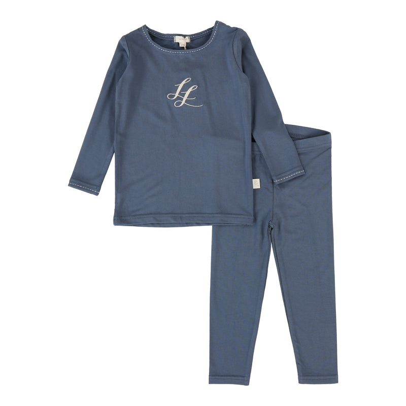 LIL LEGS EMBLEM LOUNGE 2PC SET