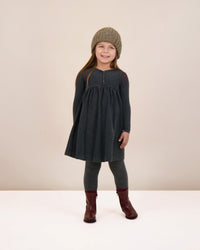 LIL LEGS CONTRAST STITCH DRESS