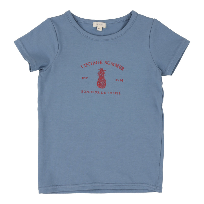 LIL LEGS  VINTAGE SUMMER BOYS TEE + SHORT SET