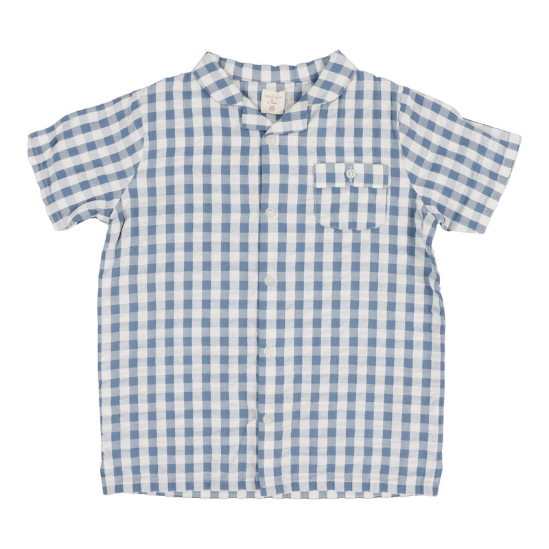 ANALOGIE GINGHAM COLLAR SHIRT