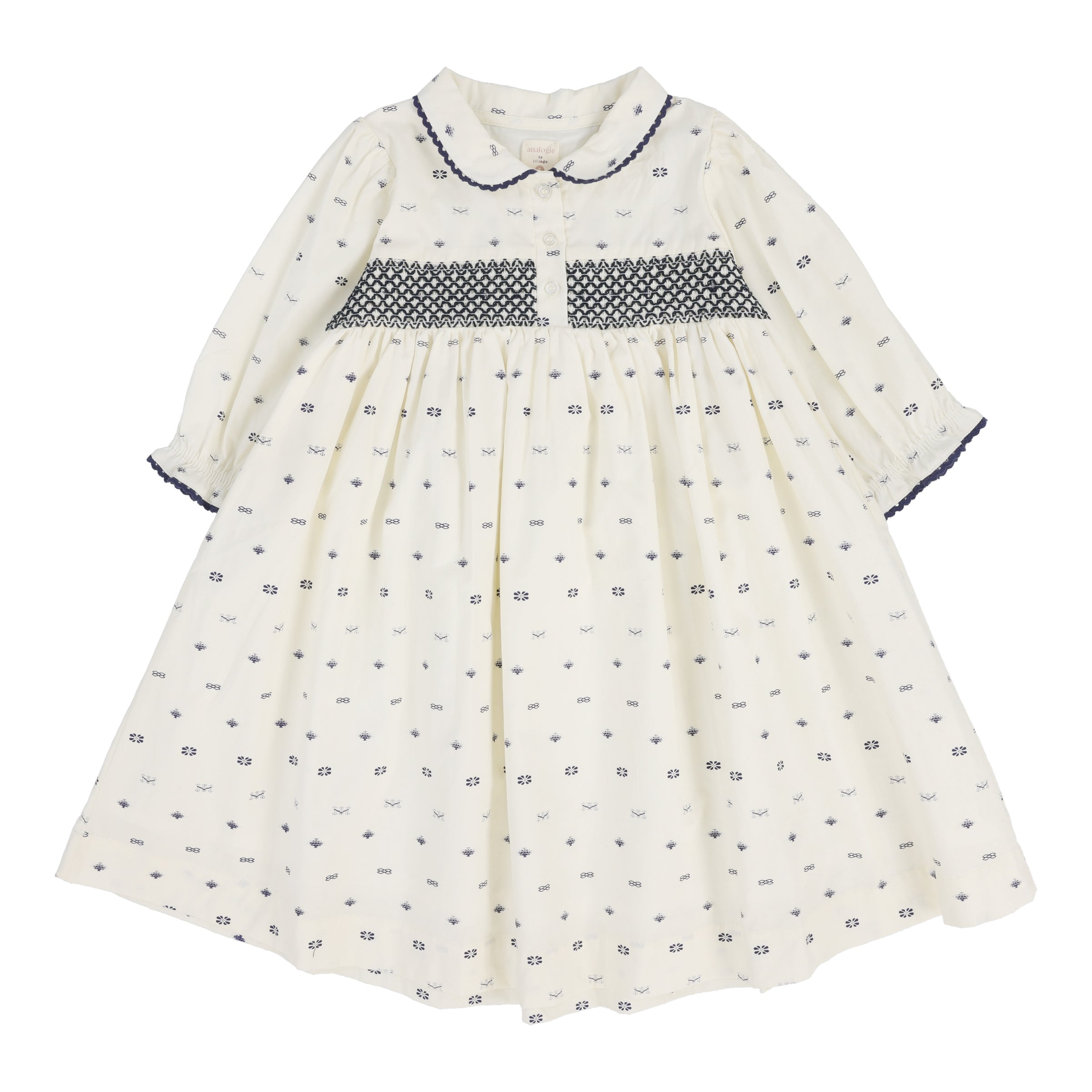 ANALOGIE GEOMETRIC 3/4 SLEEVE DRESS